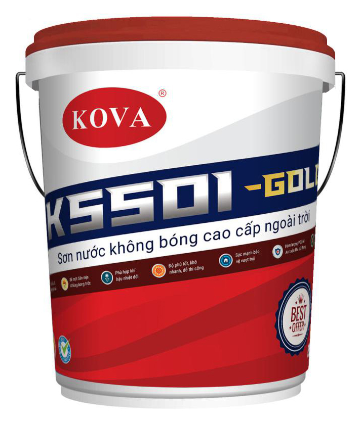 K-5501 - Sơn không bóng cao cấp ngoài trời - 20kg