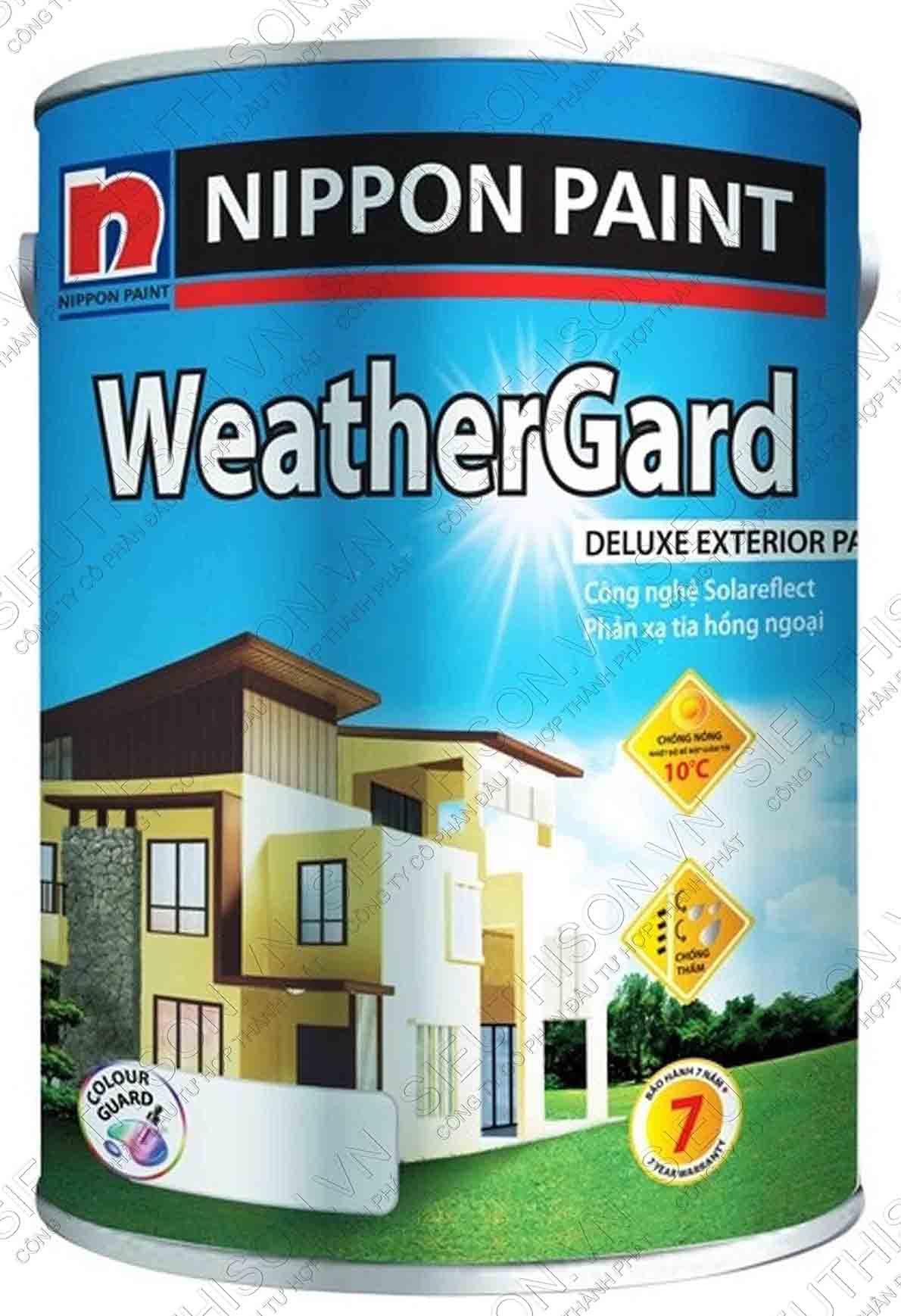 WEATHERGARD - SƠN BÓNG NGOẠI THẤT CAO CẤP 18L