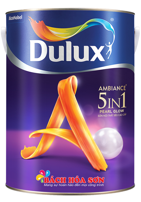 SƠN NỘI THẤT DULUX BÓNG CAO CẤP 5IN1 PEARL GLOW 5L