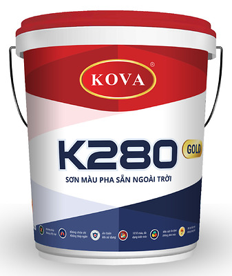 K-280 Sơn màu pha sẵn ngoài trời - GOLD 20kg