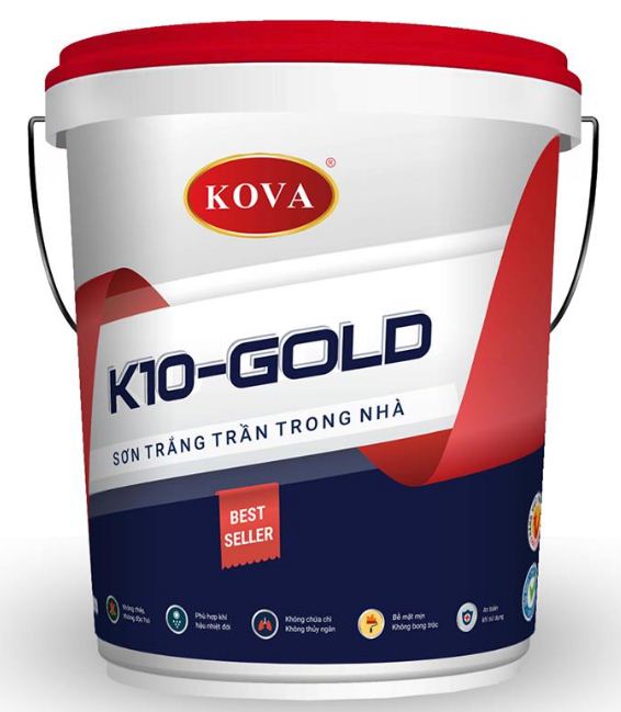 K10 - SƠN TRẮNG TRẦN TRONG NHÀ 20KG