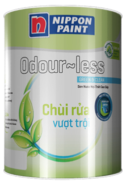 SƠN NỘI THẤT ODOUR-LESS  CHÙI RỬA VƯỢT TRỘI 18L